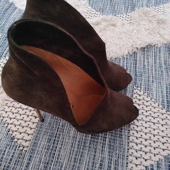 Gorgeous Luis Onofre Peep Toe Heels Size 9 - Picture 2 of 11